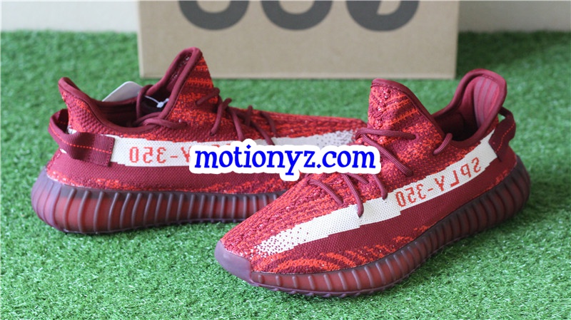 Adidas Yeezy Boost 350 V2 Teach Red Custom